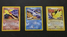 Moltres Zapdos Articuno Cards