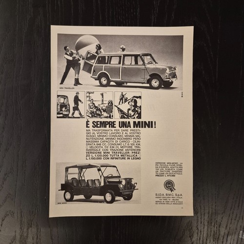 1966 mini moke original ad - mini,