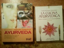 2 LIBRI  ' LA CUCINA AYURVEDICA ' + ' MANUALE MODERNO DI AYURVEDA '