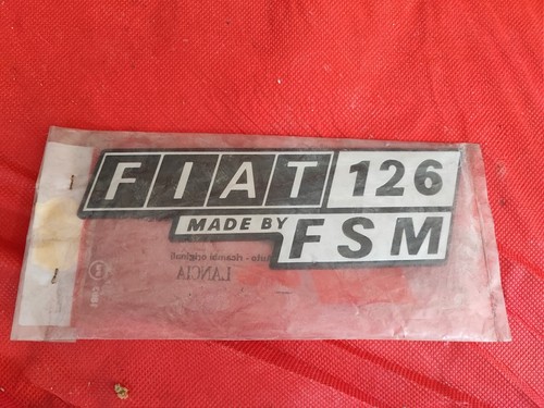 Fiat 126 fsm scritta - fiat, stemma