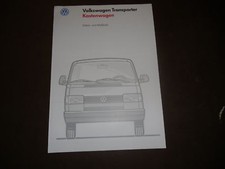 Scheda Tecnica VW T4 Furgone