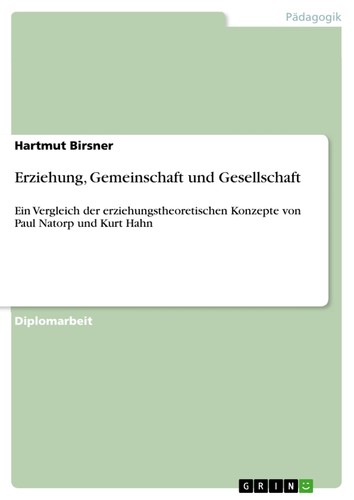 Erziehung gemeinschaft und - erziehung,,