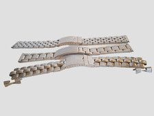 Lotto di 3 bracciali uomo a chiusura deployante stainless steel   4)