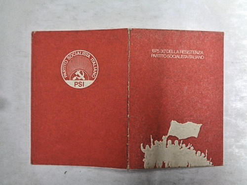 Tessera partito socialista - tessera,