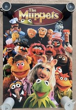 THE MUPPETS, THE MUPPET SHOW, TUTTI I PERSONAGGI, AUTENTICO POSTER degli...