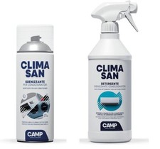 Camp -CLIMASAN- Igienizzante 400ml + Detergente 750ml-Trattamento Climatizzatori