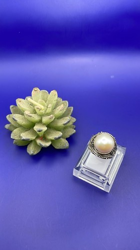 Anello con perla - con,
