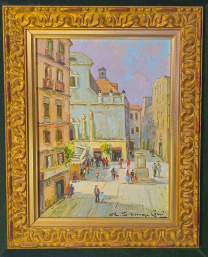 Oil painting plywood - plywood,