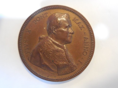 Vaticano medaglia papa - pio, x