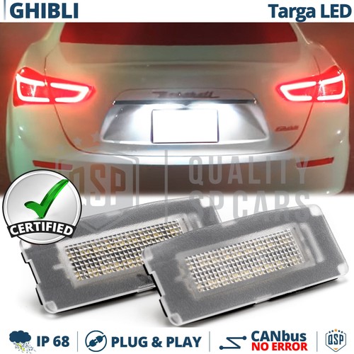 Luci targa led per - targa, maserati