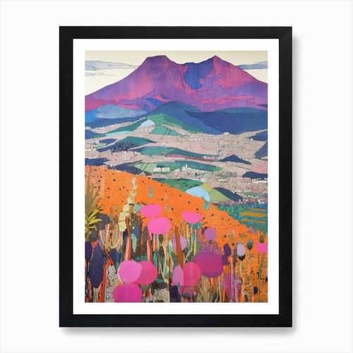 Monte vesuvio italia poster - monte,