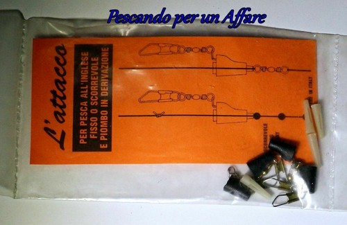Attacco per pesca - l'attacco,
