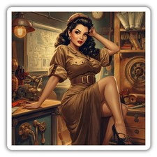 Pin Up Girl Adesivo Vinile