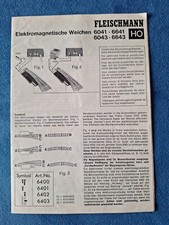 Fleischmann 6041 6641 6043