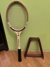 RACCHETTA DA TENNIS IN LEGNO VINTAGE '70 SPALDING GONZALES WORLD CHAMPION PANCHO