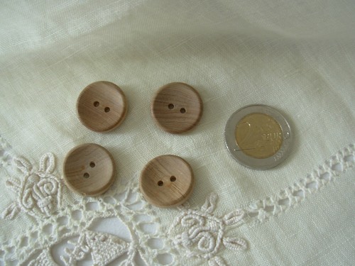 Bottoni antichi legno set - antichi,