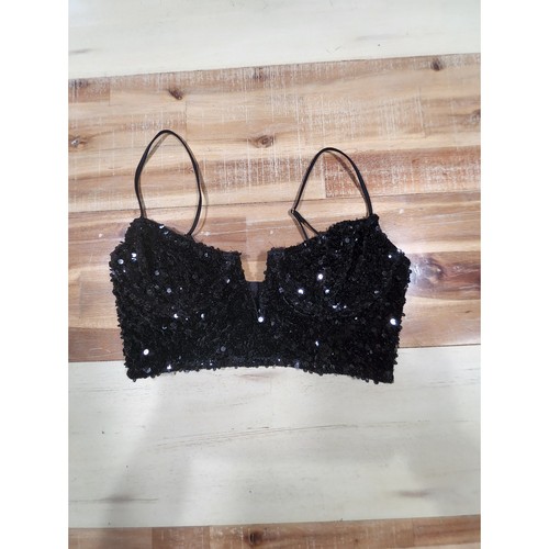 Anthropologie crop top nero - anthropologie,