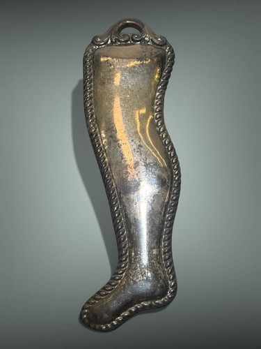 Voto vintage argento gamba - ex,