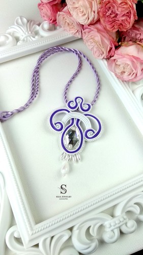 Ciondolo soutache disegno - ciondolo,