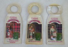 vintage lot 3  ancienne mini figurine  plomb  militaire  willian grants whisky
