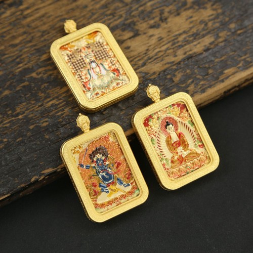Ciondolo tibetano thangka - ciondolo,