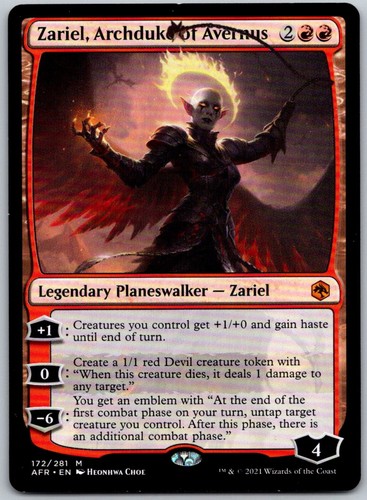 Zariel archduke avernus - zariel,, of