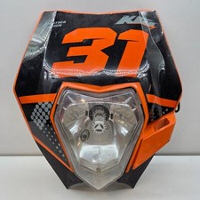 KTM MASCHERINA FARO ORIGINALE 2008 2015 EXC 125 250 300 450 530 HEAD LIGHT MASK