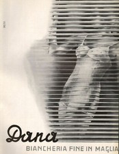 PUBBLICITA' 1951 DANA MAGLIERIA INTIMA DONNA IN LANA LINGERIE MODA INTIMO 