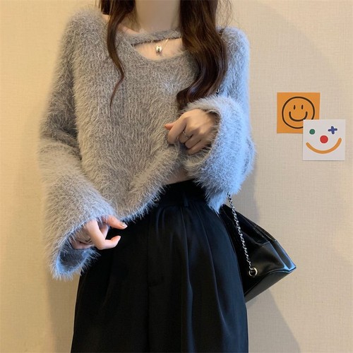 Maglione donna pelliccia - maglione,