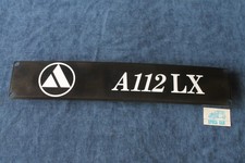 AUTOBIANCHI  A 112 LX SCRITTA PANNELLO POSTERIORE  SU CATARIFRANGENTE  NOS