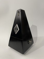 Metronomo Meccanico Wittner Nero Con Cassa In Legno E Carica A Molla