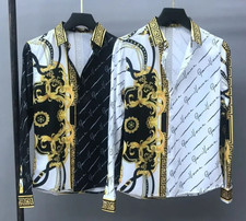 Camicia Uomo Lusso Stampa