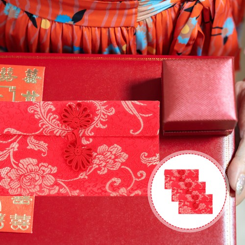 3pcs red envelope wedding - 3pcs,