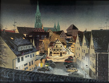 Vintage Framed Ulm Germany