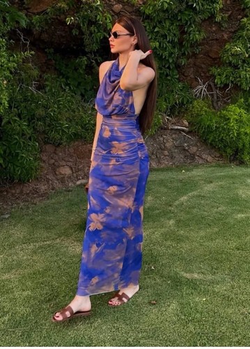 Zara abito lungo - lungo, donna