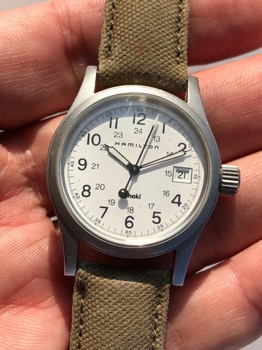 Hamilton quartz khaki rare - hamilton,