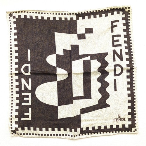 Sciarpa fendi 100 - seta, nero