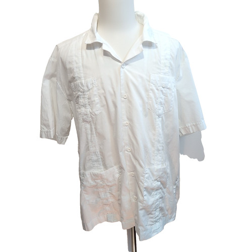 Chemise cuba panama blanc - cuba,