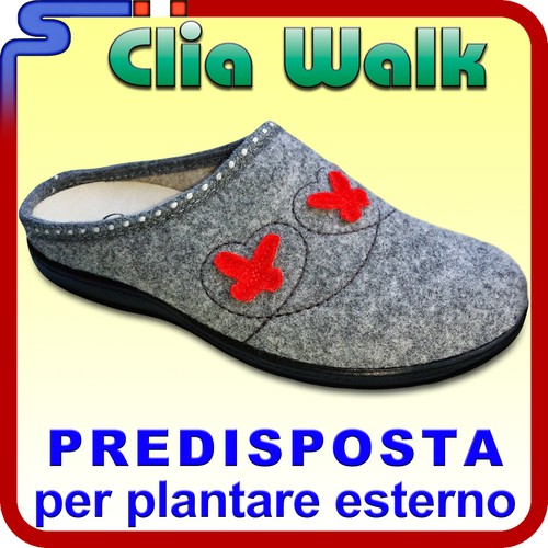Pantofola invernale panno - invernale, in