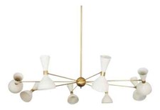 LAMPADARIO SPUTNIK IN OTTONE