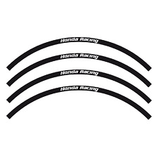 Kit profili adesivi cerchi ruote BLACKBIRD HONDA RACING CR CRF 125 250 450 Nero
