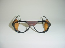 Occhiali da sole vintage Bolle sci sport ghiacciaio anni 80 regolabili, Francia