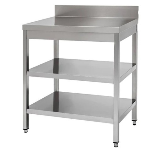 Tavolo 40x70x85 acciaio - , inox