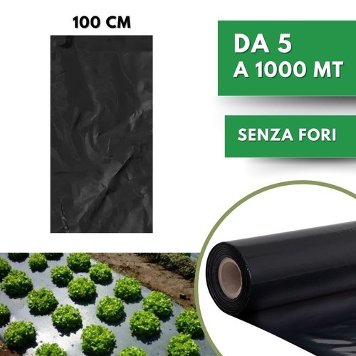 Telo per pacciamatura nero - telo,