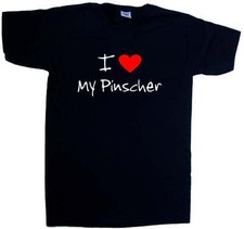 T-shirt scollo a V I Love