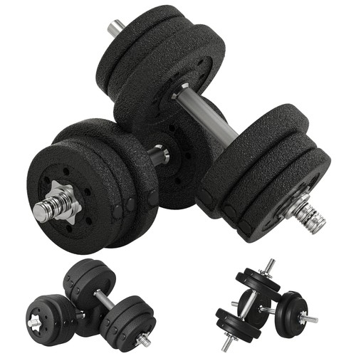 Homcom set manubri con - set,