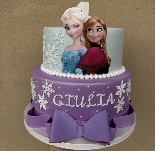 Torta scenografica frozen elsa - scenografica,