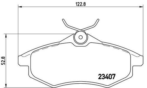 Brembo p61074 kit - kit, pastiglie