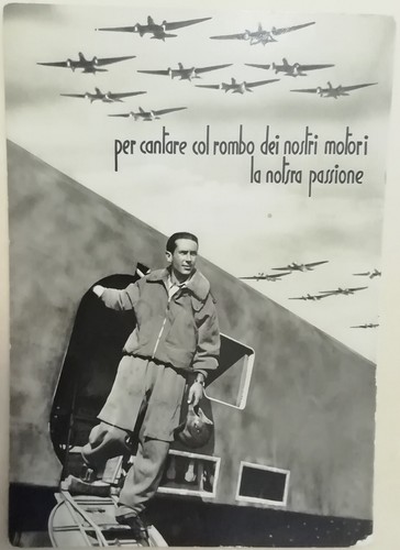 Cartolina aeronautica rombo - rombo, di