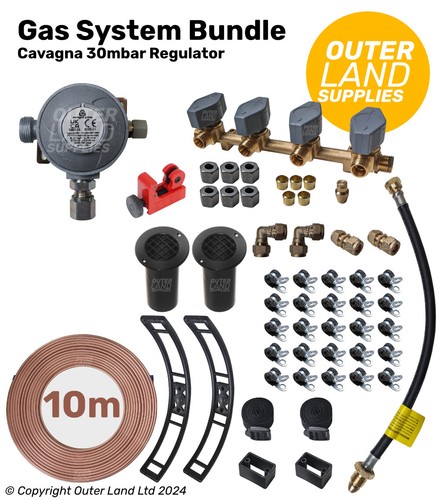 Kit pacchetto regolatore gas - kit,
